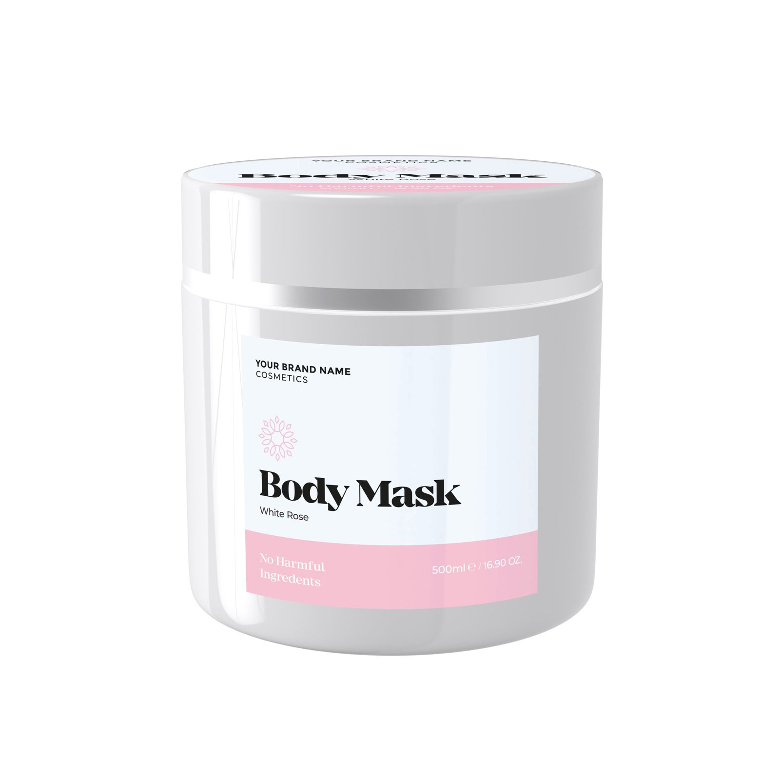 body mask white rose scaled 4
