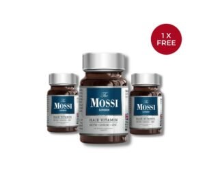 la vitamina anti-caduta dei capelli di mossi london: 2 acquisti, 1 gratis