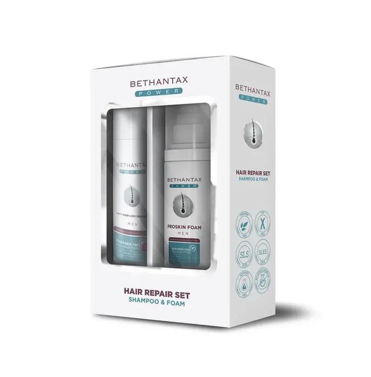 Bethantax Power Anti Hair Loss Shampoo Care Foam Set